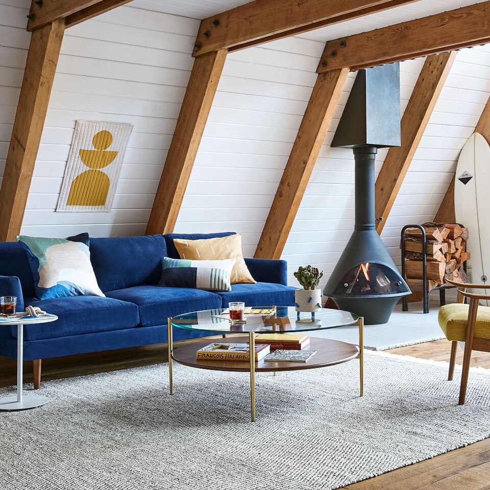 Tweed Flatweave Dhurrie Rug West Elm Australia